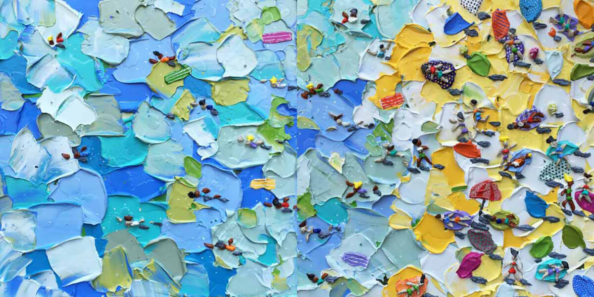 150.REBBECA-PIERCE-Summer-Dayz-II-Diptych-61-x-122cm-acrylic-impsto-resin-and-mixed-media-on-canvas